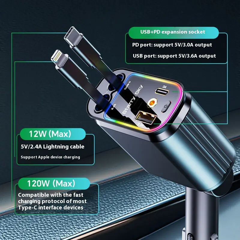 Galactic Fast Charge Car Adapter